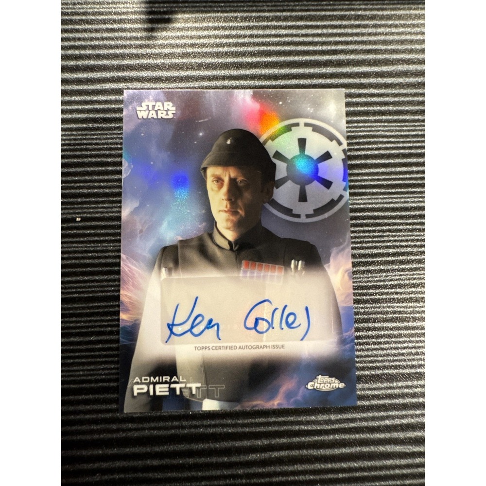 2025 Topps Chrome Star Wars Kenneth Colley Admiral Piett Auto #A-KC